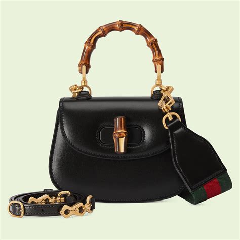 gucci black bamboo